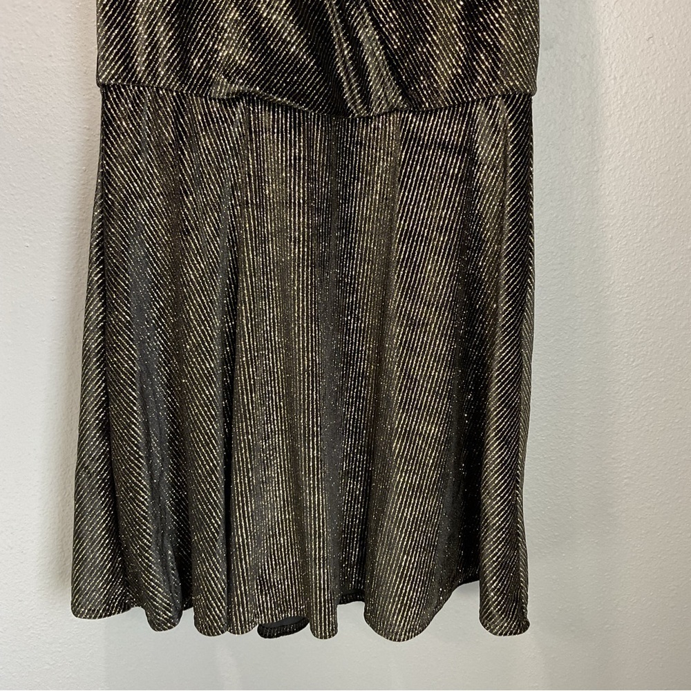 Show Me Your Mumu Women Gold/black Casual Dress Medium D126 - Picture 3 of 6